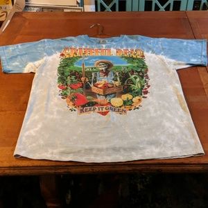 Grateful Dead Let it Grow tie-dye Liquid Blue